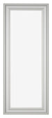 Cornice 33x98cm Argento Opaco MDF Lazio Davanti | Yourdecoration.it