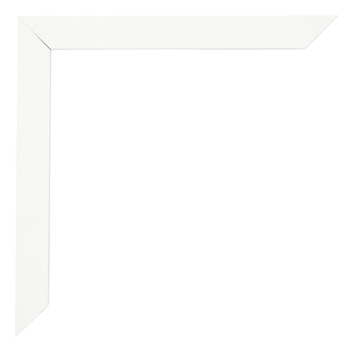Cornice 33x98cm Bianco Lucente MDF Bologna Dettaglio Angolo | Yourdecoration.it