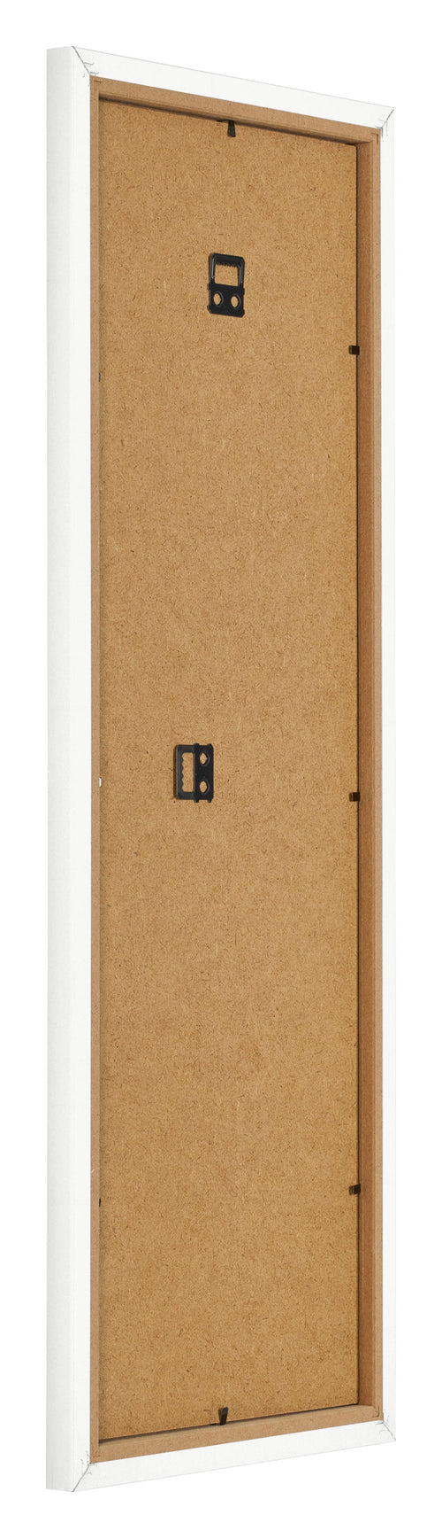 Cornice 33x98cm Bianco Lucente MDF Bologna Retro Obliquo | Yourdecoration.it