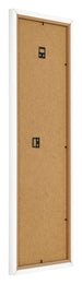 Cornice 33x98cm Bianco Lucente MDF Bologna Retro Obliquo | Yourdecoration.it