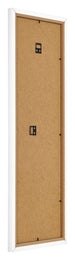 Cornice 33x98cm Bianco Opaco MDF Bologna Retro Obliquo | Yourdecoration.it