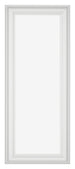 Cornice 33x98cm Bianco Spazzato MDF Lazio Davanti | Yourdecoration.it