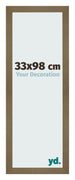 Cornice 33x98cm Bronzo Decorativo MDF Bologna Davanti Dimensione | Yourdecoration.it