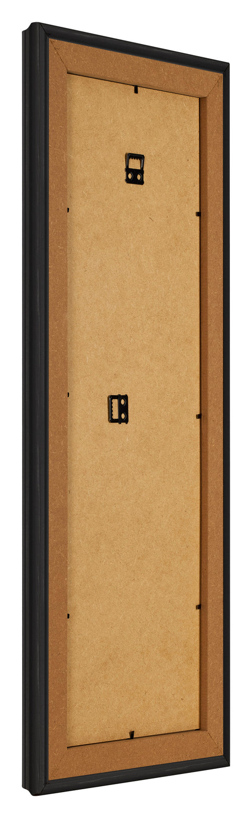 Cornice 33x98cm Grana Di Legno Nero MDF Lazio Retro Obliquo | Yourdecoration.it