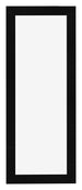 Cornice 33x98cm Nero Argento Lucido MDF Pisa Davanti | Yourdecoration.it