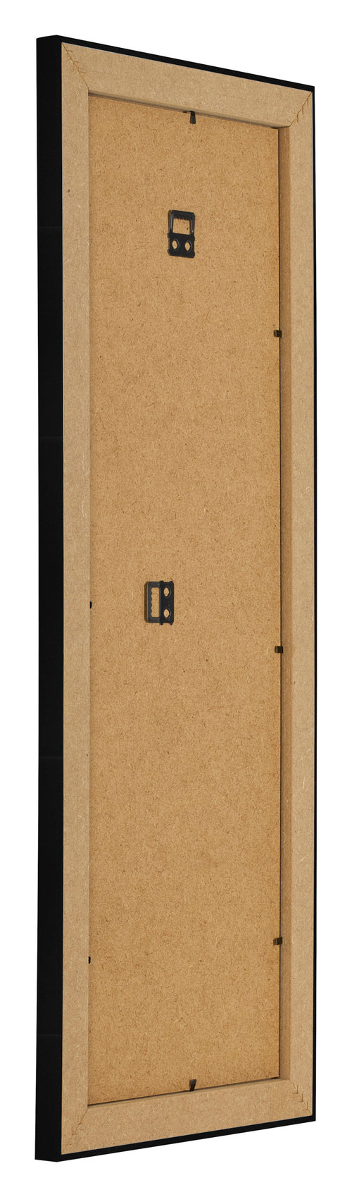 Cornice 33x98cm Nero Argento Lucido MDF Pisa Retro Obliquo | Yourdecoration.it