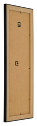 Cornice 33x98cm Nero Argento Lucido MDF Pisa Retro Obliquo | Yourdecoration.it