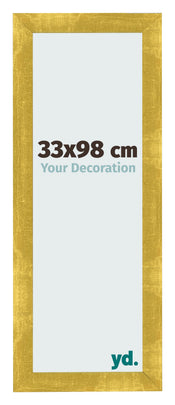 Cornice 33x98cm Oro Vintage MDF Pisa Davanti Dimensione | Yourdecoration.it