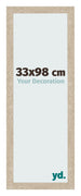 Cornice 33x98cm Rovere MDF Bologna Davanti Dimensione | Yourdecoration.it