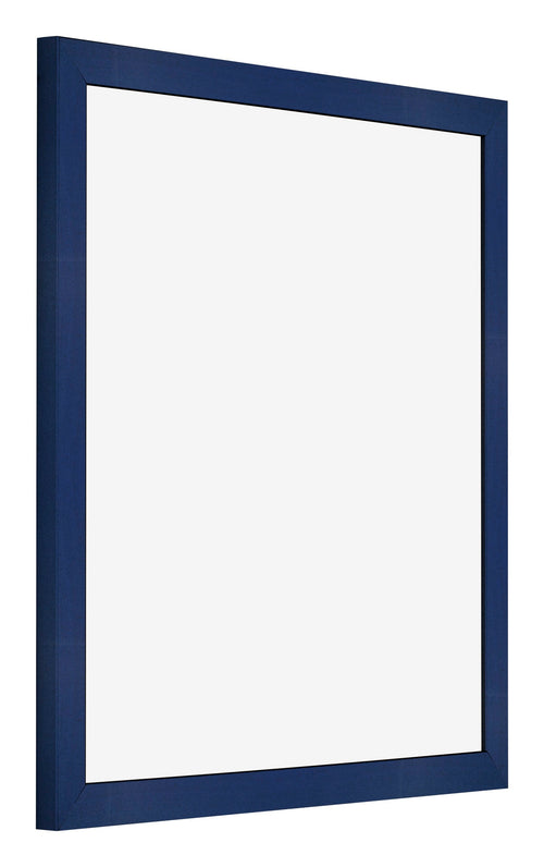 Cornice 35x35cm Blu Scuro Spazzato MDF Bologna Davanti Obliquo | Yourdecoration.it