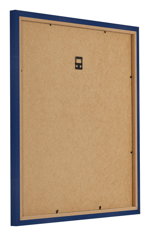Cornice 35x35cm Blu Scuro Spazzato MDF Bologna Retro Obliquo | Yourdecoration.it
