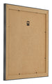 Cornice 35x35cm Nero Argento Lucido MDF Pisa Retro Obliquo | Yourdecoration.it