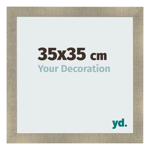 Cornice 35x35cm Oro Vintage MDF Pisa Davanti Dimensione | Yourdecoration.it