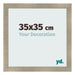 Cornice 35x35cm Oro Vintage MDF Pisa Davanti Dimensione | Yourdecoration.it