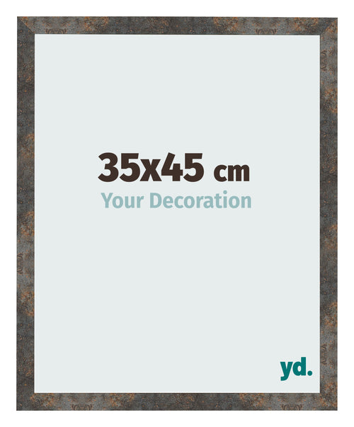 Cornice 35x45 cm Metallo Ossidato MDF Bologna Davanti Dimensione | Yourdecoration.it