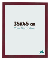 Cornice 35x45 cm Vino Rosso Spazzato MDF Bologna Davanti Dimensione | Yourdecoration.it