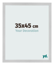 Cornice 35x45cm Acciaio Inox MDF Bologna Davanti Dimensione | Yourdecoration.it