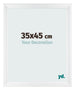 Cornice 35x45cm Bianco Vintage MDF Pisa Davanti Dimensione | Yourdecoration.it