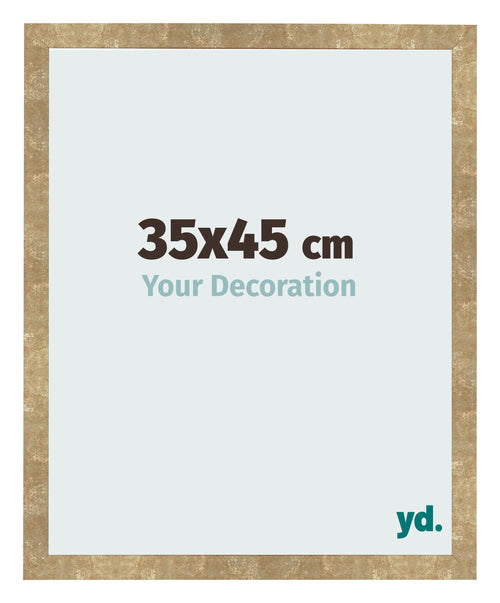 Cornice 35x45cm Oro Antico MDF Bologna Davanti Dimensione | Yourdecoration.it