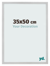 Cornice 35x50cm Acciaio Inox MDF Bologna Davanti Dimensione | Yourdecoration.it