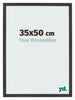 Cornice 35x50cm Antracite MDF Bologna Davanti Dimensione | Yourdecoration.it