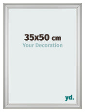 Cornice 35x50cm Argento Opaco MDF Lazio Davanti Dimensione | Yourdecoration.it