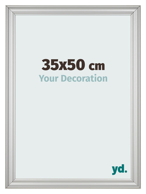 Cornice 35x50cm Argento Opaco MDF Lazio Davanti Dimensione | Yourdecoration.it