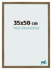 Cornice 35x50cm Bronzo Decorativo MDF Bologna Davanti Dimensione | Yourdecoration.it