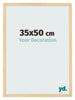 Cornice 35x50cm Faggio Decorativo MDF Bologna Davanti Dimensione | Yourdecoration.it