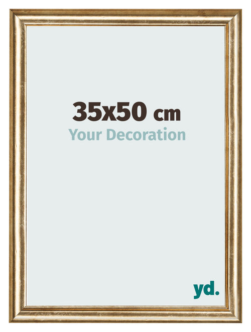 Cornice 35x50cm Oro Antico MDF Lazio Davanti Dimensione | Yourdecoration.it