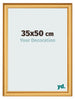 Cornice 35x50cm Oro Opaco MDF Lazio Davanti Dimensione | Yourdecoration.it