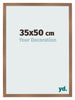 Cornice 35x50cm Rame Decorativo MDF Bologna Davanti Dimensione | Yourdecoration.it