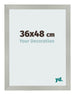 Cornice 36x48cm Argento Opaco MDF Bologna Davanti Dimensione | Yourdecoration.it