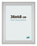 Cornice 36x48cm Argento Opaco MDF Lazio Davanti Dimensione | Yourdecoration.it