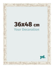 Cornice 36x48cm Bianco Vintage MDF Bologna Davanti Dimensione | Yourdecoration.it