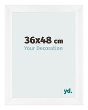 Cornice 36x48cm Bianco Vintage MDF Pisa Davanti Dimensione | Yourdecoration.it
