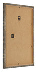 Cornice 36x48cm Blu Oro Fondente MDF Bologna Retro Obliquo | Yourdecoration.it