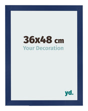 Cornice 36x48cm Blu Scuro Spazzato MDF Bologna Davanti Dimensione | Yourdecoration.it