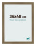 Cornice 36x48cm Bronzo Decorativo MDF Bologna Davanti Dimensione | Yourdecoration.it
