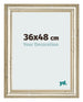 Cornice 36x48cm Lucentezza Metallica MDF Lazio Davanti Dimensione | Yourdecoration.it