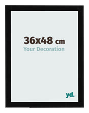 Cornice 36x48cm Nero Lucente MDF Bologna Davanti Dimensione | Yourdecoration.it