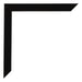 Cornice 36x48cm Nero Lucente MDF Bologna Dettaglio Angolo | Yourdecoration.it