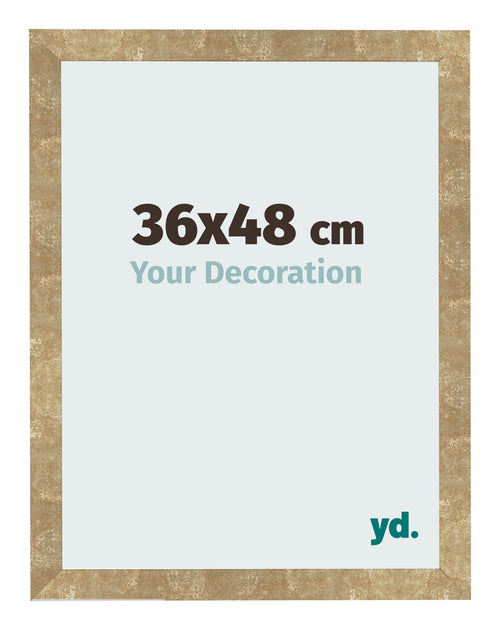 Cornice 36x48cm Oro Antico MDF Bologna Davanti Dimensione | Yourdecoration.it