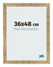 Cornice 36x48cm Oro Antico MDF Bologna Davanti Dimensione | Yourdecoration.it