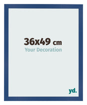 Cornice 36x49 cm Blu Scuro MDF Bologna Davanti Dimensione | Yourdecoration.it