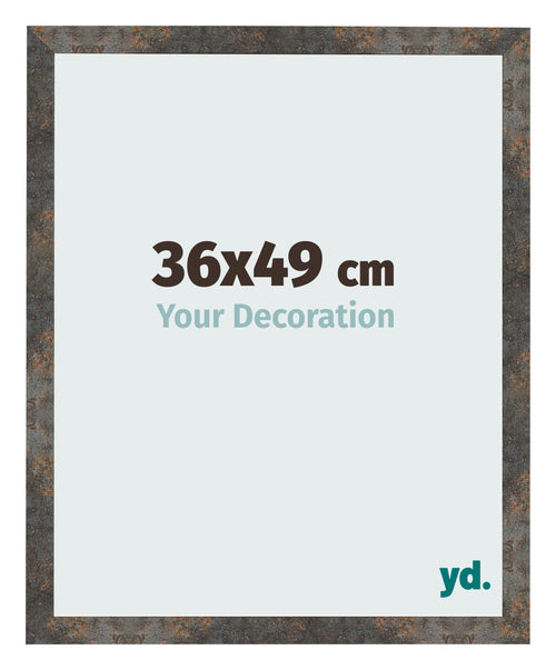 Cornice 36x49 cm Metallo Ossidato MDF Bologna Davanti Dimensione | Yourdecoration.it
