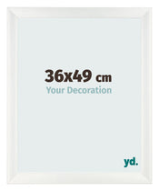 Cornice 36x49cm Bianco Vintage MDF Pisa Davanti Dimensione | Yourdecoration.it