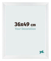 Cornice 36x49cm Bianco Vintage MDF Pisa Davanti Dimensione | Yourdecoration.it