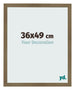 Cornice 36x49cm Bronzo Decorativo MDF Bologna Davanti Dimensione | Yourdecoration.it