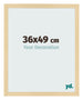 Cornice 36x49cm Faggio Decorativo MDF Bologna Davanti Dimensione | Yourdecoration.it